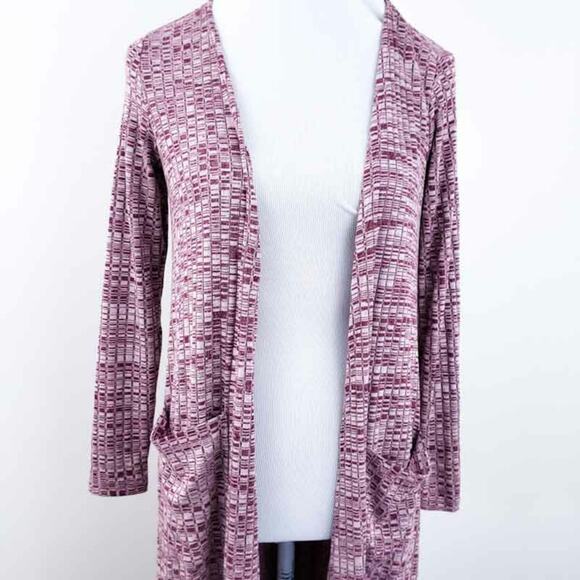 Lularoe Cardigan Duster Open Long Small Boho Front Pockets Midi Length - Picture 5 of 7
